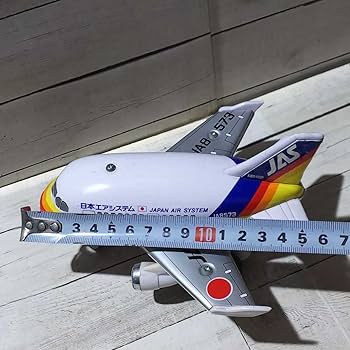 Amazon.co.jp: プル飛行機日本エアシステムJAS ブリキ プル